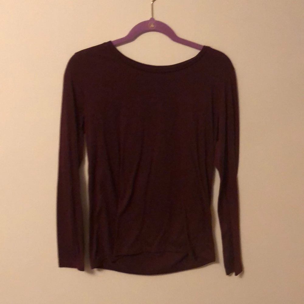 Plain Burgundy Long Sleeve
